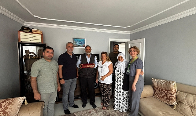 İzmit Belediyesinden gazilere saygı ziyaretleri sürüyor