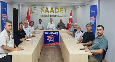 Saadet Partisi Gebze İlçe Toplantısında Gazze Çağrısı: “İnsanlık Filosu Yola Çıkmalı”
