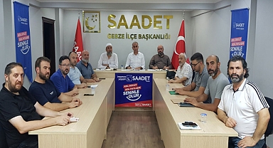 Saadet Partisi Gebze Teşkilatından Orman Yangınları ve Altyapı Sorunlarına Tepki
