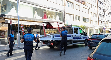 Gebze’de Kaldırım İşgallerine Zabıta Müdahalesi