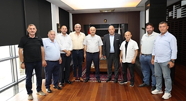 Muhtarlar Birliği’nden Başkan Büyükgöz’e Ziyaret