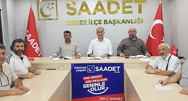 Saadet Partisi Gebze ilçe teşkilatı’ndan deprem uyarısı “Türkiye, depreme hazırlıkta hâlâ sıfır noktasında!”