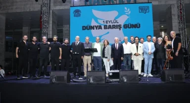 Barışın sesi Nilüfer'den yükseldi