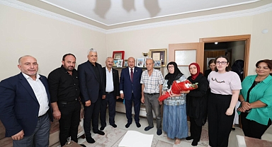Başkan Büyükgöz ve Milletvekili Kurt’tan Şehit Ailesine Ziyaret