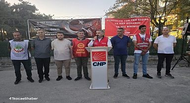 CHP Gebze, 102. kuruluş yıl dönümünü Gebze Kent Meydanı’nda kutladı