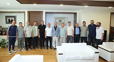 Çiftçi, amatör spor kulübü temsilcilerini ağırladı