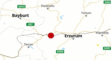 Erzurum'da deprem