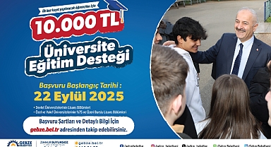 Gebze Belediyesi’nden Öğrencilere Müjde