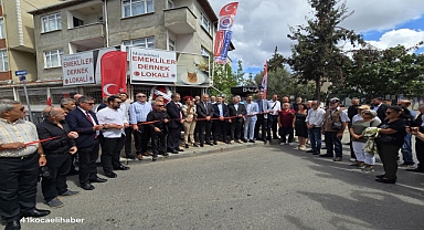 Gebze'de Mücadeleci Emekliler Dernek lokali törenle açıldı 