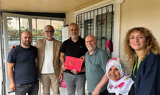 İzmit Belediyesinden Derince’deki Kıbrıs Gazilerine ziyaret