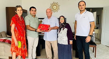 İzmit Belediyesinden kahraman gazimize vefa ziyareti