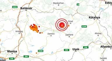 Kütahya'da 5,5 deprem
