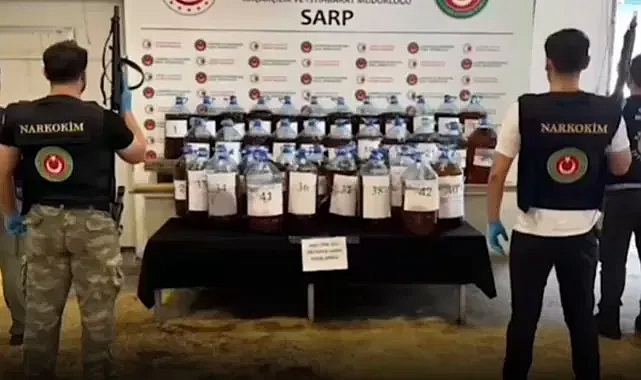 Sarp ve Gürbulak’ta dev uyuşturucu operasyonu!