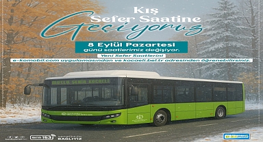 Toplu taşımada kış tarifesi düzenlemesi 