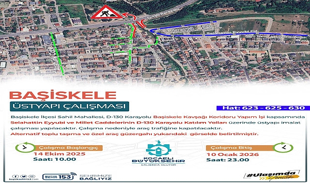 D-130'da trafik düzenlemesi