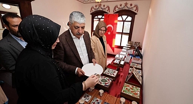 Demirciler Konağı’nda El Emeği Eserler Sergilendi