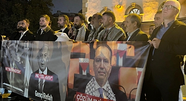 Genç Refah Kocaeli; Gazzede akan her damla kan, insanlığın kanıdır!