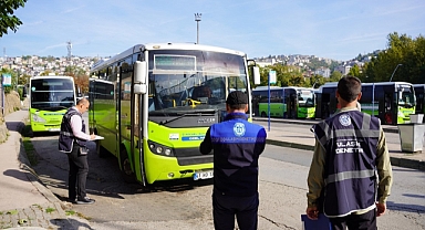 Toplu taşımada 120 araca sıkı denetim