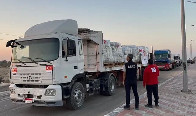 Türkiye'nin Gazze'ye insani seferberliği sürüyor... 101 bin 725 ton yardım ulaştırıldı