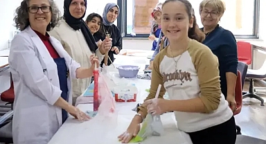 Anne ve çocuklar SAMEK’te birlikte üretti