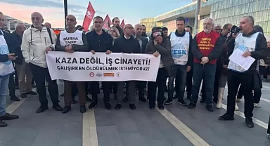 Bursa’da DİSK, KESK, TMMOB ve TTB’den iş cinayetlerine karşı ortak tepki!