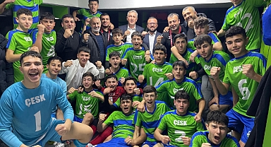 ÇESK u-16 Futbol Takımı şampiyon oldu