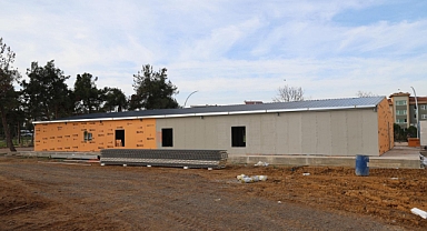 Gebze’de Geçici Kaymakamlık Binasın da Çalışmalar Sürüyor