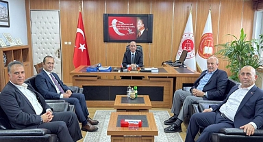 GİRİB Genel Başkanı Kemal Tokmak ve Yönetim Kurulu Üyeleri Muhittin Paça'yı Makamında Ziyaret Etti