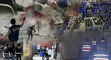 81 ilde sahte alkole büyük darbe... Son 1 haftada 91 bin litreden fazla kaçak içki