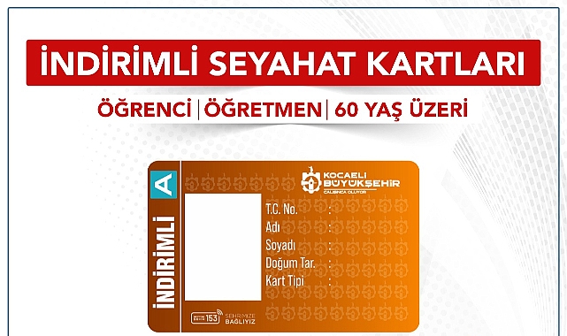 İndirimli Kocaelikart vize işlemlerinde son tarih 1 Ocak