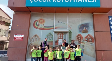 İZGİM, minikleri Çocuk Kütüphanesi’nde ağırladı