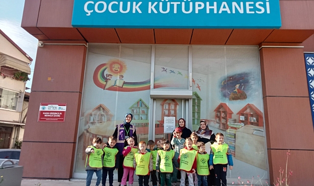 İZGİM, minikleri Çocuk Kütüphanesi’nde ağırladı