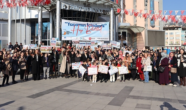 İzmit Belediyesinden 3 Aralık’ta güçlü mesaj “Hep Birlikte Yaşamın İçindeyiz”