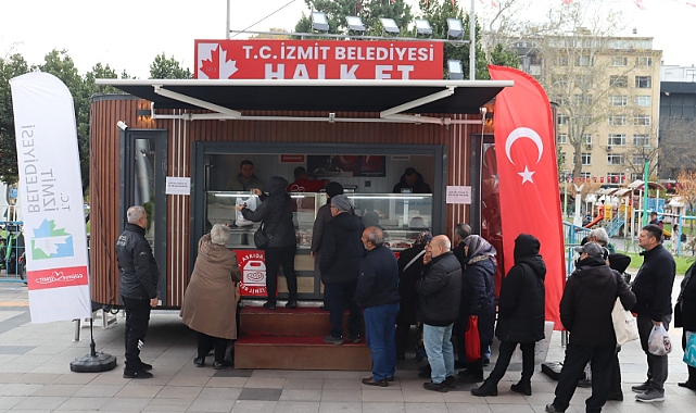 İzmit’te Halk Et yoğun ilgi gördü