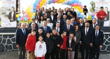Uğur Mumcu Parkı İzmir Çiğli'de hizmete açıldı