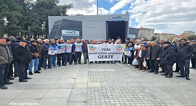 Emekliler Gebze Kent Meydanı'ndan Haykırdı: