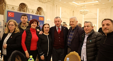Başkan Büyükakın, iftarda Kuzey Makedonya'daydı