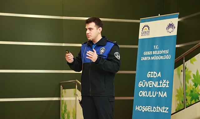 Gebze Zabıtası'ndan 'güvenilir gıda' eğitimi