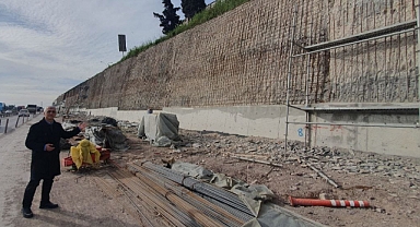 Gergerlioğlu, “Köprü mü yapıyorsunuz, otoyol mu? Bir istinat duvarı nasıl 6 ayda bitmez?”