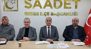 Saadet Partisi Gebze İlçe Başkanı Erkan Vural: ''Vergi Yükü Gebze’nin, Sağlık Yatırımı Başka İllerin''