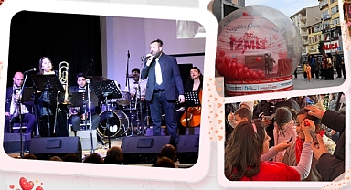 Sevgililer Günü’nde İzmit Meydanı’nda renkli buluşma