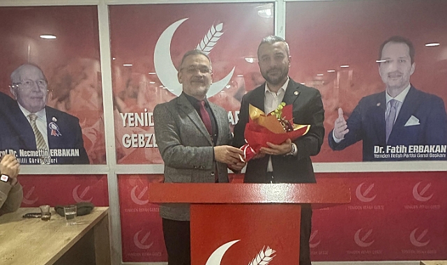 Yeniden Refah Gebze’de Bayrak Değişimi: Engin Kılıç Görevi Halil Bilikci’ye Devretti