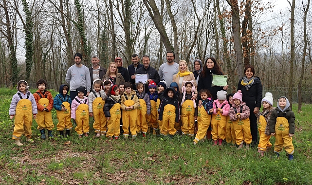 İzmit’te miniklerden doğaya anlamlı dokunuş