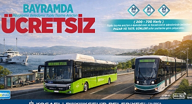 Ramazan Bayramı'nda toplu ulaşım ücretsiz