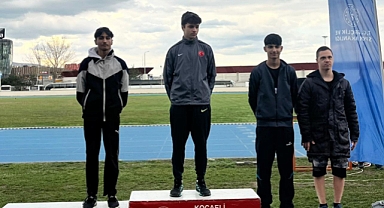 Çayırova’ya atletizmde 2 madalya geldi