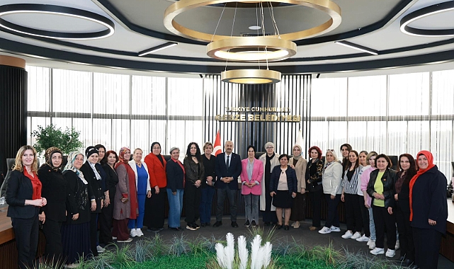 Gebze Belediyesi Kadın Muhtarları Ağırladı