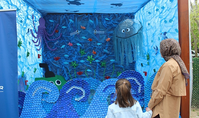 Lokomotif Çocuk Köyü’nde geri dönüşüm rüzgârı