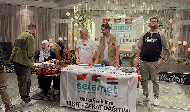Selamet Derneği’nden Mısır’daki Gazzelilere Anlamlı Ziyaret: ''Türkler Bizi Hiç Unutmadı''