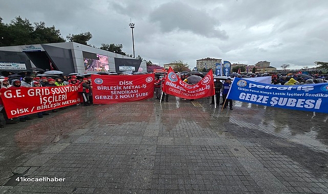 Binlerce işçi Gebze’de 1 Mayıs’ta alanlara çıktı