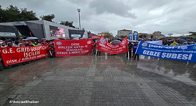 Binlerce işçi Gebze’de 1 Mayıs’ta alanlara çıktı